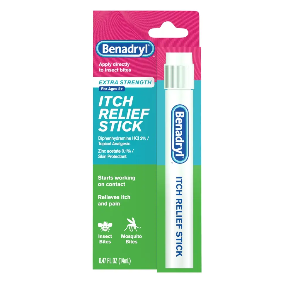 Benadryl Extra Strength Itch Relief Stick, 0.47 Oz